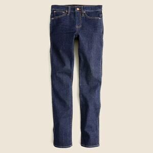 NWT J. CREW Denim 9" Vintage Straight Jeans Womens Size 24 Resin Rinse Mid Rise